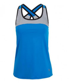 Cross Court Electra Cross Back Tank-Eletric Blie 8749-4406