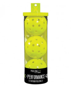 Franklin X-40 Outdoor Pickleball 3pack Yellow 52821