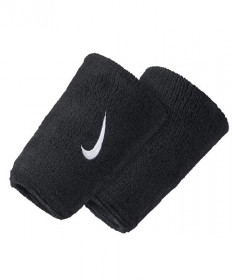 Nike Swoosh Double Wide Wristbands Black NNN05-010