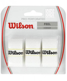 Wilson Pro Overgrip Perforated White 3 Pack WRZ4005WH