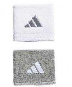 Adidas Interval Small Reversible 2.0 Wristband- Grey-White 5157196