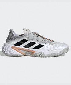 Adidas Barricade Women's Tennis Shoe White/Grey/Pink H67699