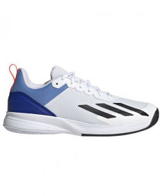 Adidas CourtFlash Speed Men's Tennis Shoe White-Blue-HQ8481