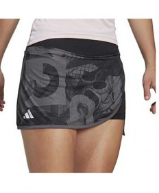 Adidas Women's Club Graphic Skirt-Black HR6492