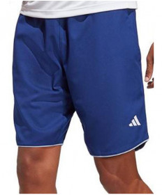 Adidas Men's 9 Inch Premium Clubhouse Shorts-Victory Blue HR8216