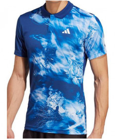 Adidas Men's Melbourne Free Lift Polo-Victory Blue IB4610