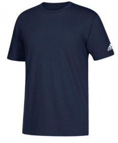 Adidas Men's Short Sleeve Logo Tee-Navy L60179