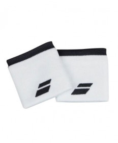 Babolat Logo Wristband-White-Rabbit 5UA1261-1011