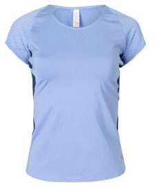 Cross Court Corfu Cap Sleeve Top-Periwinkle 8409-4579