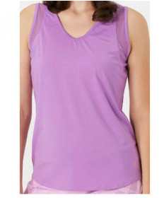 Cross Court Hyacinth V-Neck Tank-Lavender 8427-3131