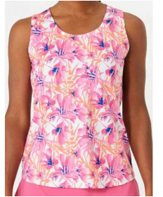 Cross Court Magnolia Tank-Print 8431-0110