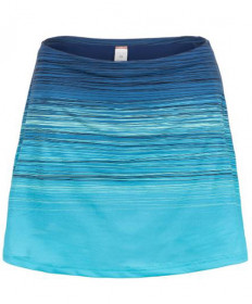 Cross Court Indigo Print Skirt- Aqua 8644-4381