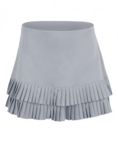 Cross Court Tamarin Bottom Pleat Skirt-Silver 8649-2256