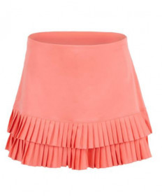Cross Court Tamarin Bottom Pleat Skirt-Coral 8649-7358