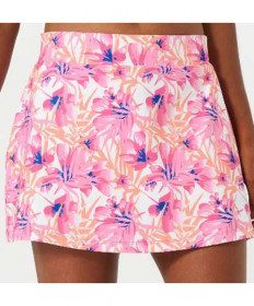 Cross Court Magnolia A-Line Print Skirt- Print 8691-0110