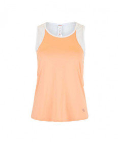 Cross Court Bellini Open Back Tank-Peach 8781-7687