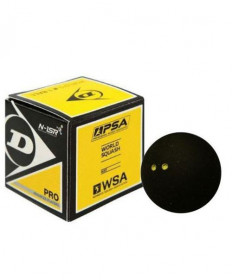 Dunlop Pro Yellow Dot Soft Squash Ball 700108US