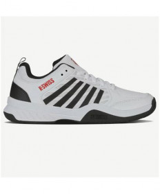 K-Swiss Court Express 2 Men's Tennis Shoe White/Black/Red 04428-140