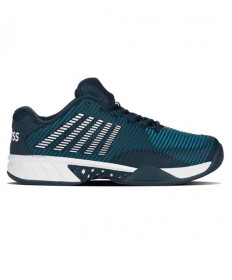 K-Swiss Hypercourt Express 2 2E Width Men's Shoe-Teal 06806-434