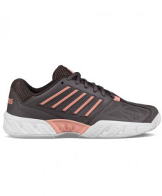 K-Swiss Women's Big Shot Light 3- Charcoal /Pink- 95366-095