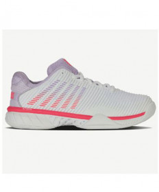 K-Swiss Hypercourt Express 2 Women's Tennis Shoe White/Orchid/Blaze 96613-182