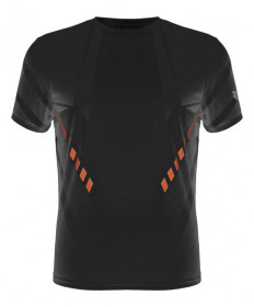 K-Swiss Black & Spicy Surge Short Sleeve Crew-Black MT06-K27001