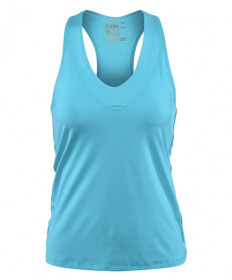 Lucky in Love Tank V-Neck Tank w/ Bra-Ocean CT60-410