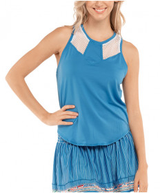 Lucky In Love Playing in Paradise Licensed To Chill Tank-Aegean Blue CT848-471