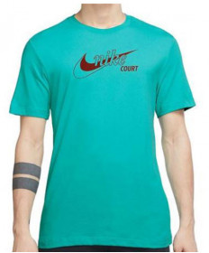 Nike Men's Dri-Fit Swoosh Tennis Tee-Washed Teal DD8376-392