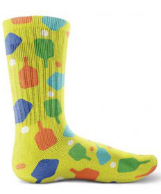 Racquet Inc. Men's Pickleball Dress Socks-Yellow RITG63