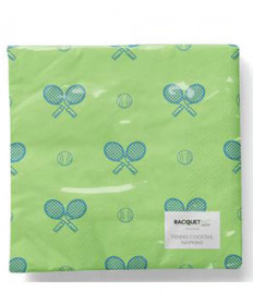 Racquet Inc. Tennis Cocktail Napkins (20 pack) - Grass Court Green RITG198