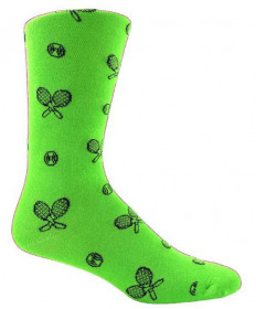 Racquet Inc. Men's Tennis Dress Socks- Grass Court Green  RITG239