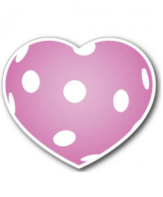 Racquet Inc. Pickleball Heart Magnet-Pink RITG289