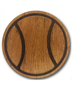 Racquet Inc Tennis Wood Coasters- Set of 6 RITG59