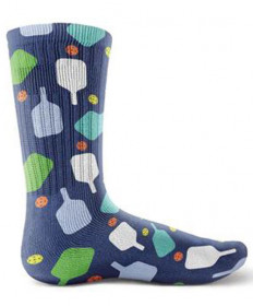 Racquet Inc. Men's Pickleball Dress Socks-Dark Blue RITG63