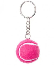 Racquet Inc Tennis Ball Keychain-Pink RITG82