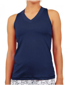 Sofibella UV Classic Racerback Tank-Navy 7001-NVY