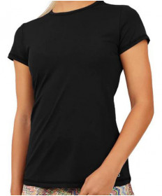 Sofibella UV Short Sleeve Top-Black 7012-BLK