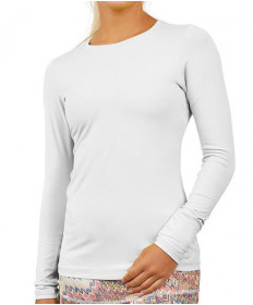 Sofibella UV Longsleeve Top-White 7013-WHT