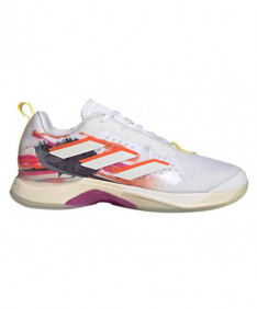 Adidas Avacourt Women's Tennis Shoe White/Purple/Yellow GV9616