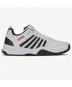 K-Swiss Court Express 2 Men's Tennis Shoe White/Black/Red 04428-140