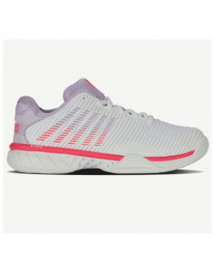 K-Swiss Hypercourt Express 2 Women's Tennis Shoe White/Orchid/Blaze 96613-182