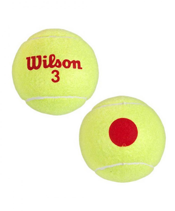 Wilson US Open Red Dot Junior Balls 3/Can WRT137600